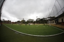 Fotos da inauguração da quadra de futebol-11
